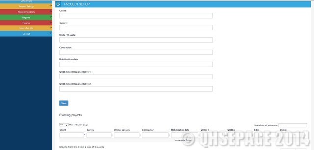 QRS Project Set-Up 1